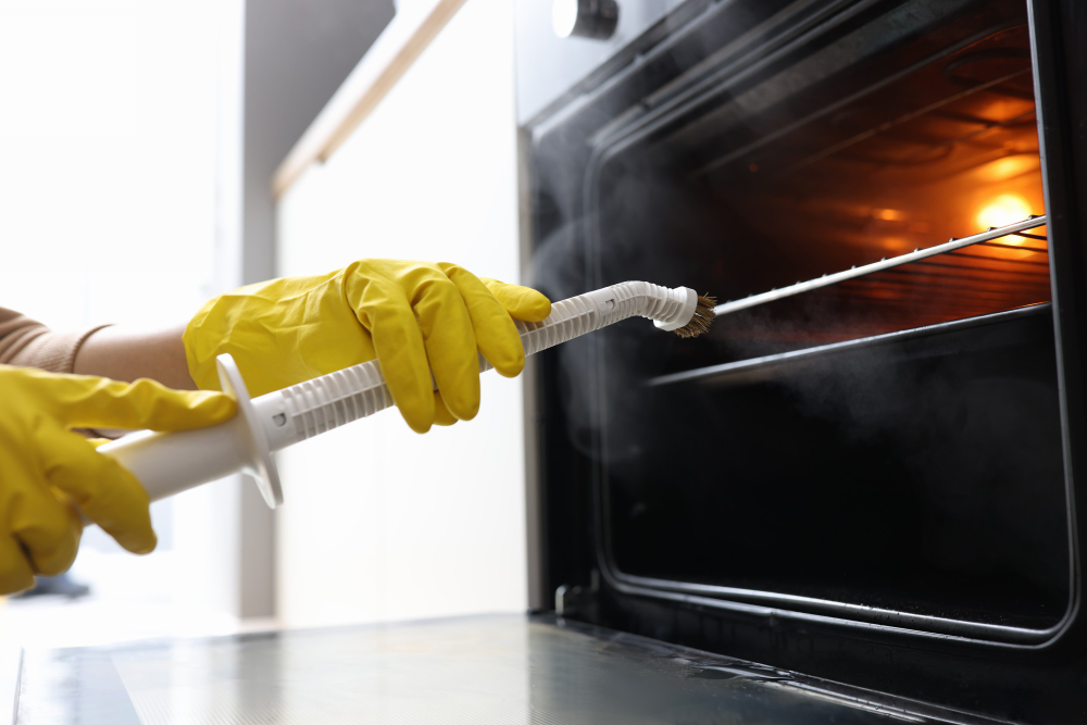 best way to clean oven