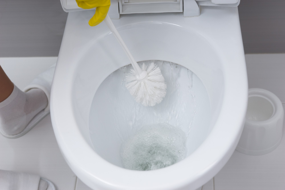 how to remove limescale from toilet