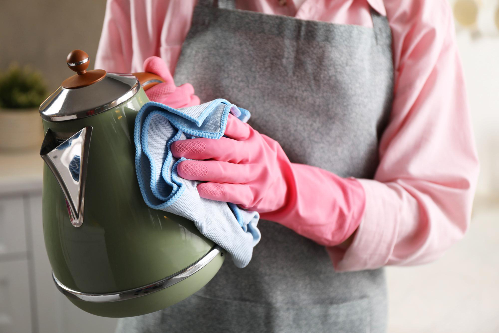 remove limescale from kettle